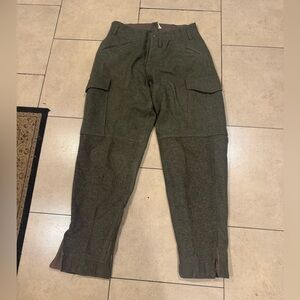 Swedish Wool Military Cargo Pants SVEA C50 Vintage